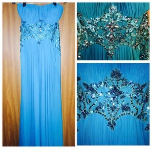 Turquoise dress