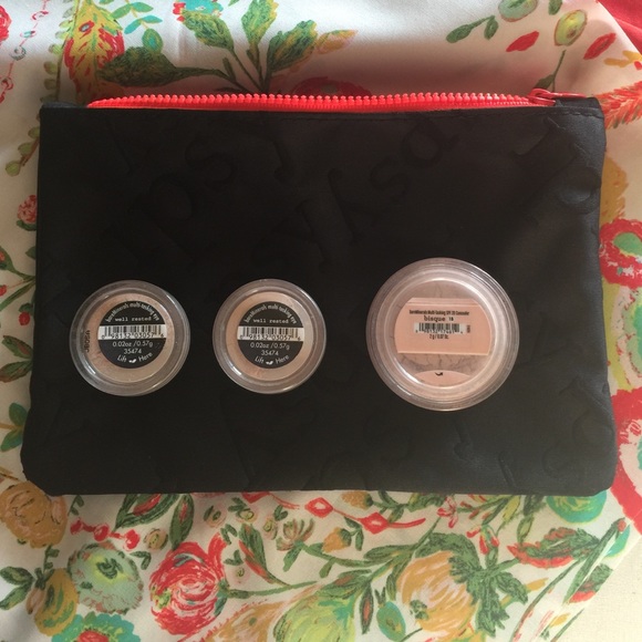 Bare Minerals Concealer Set and zippy Makeup Bag