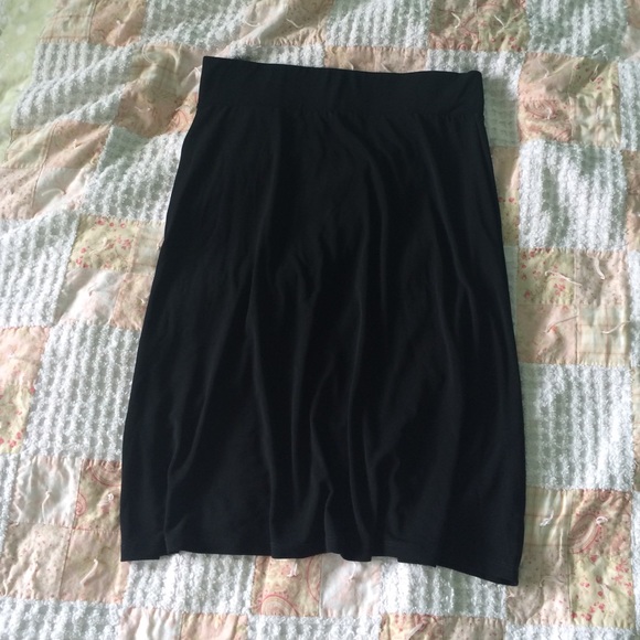 Black A-Line Skirt