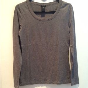 Basic Grey Crewneck Top