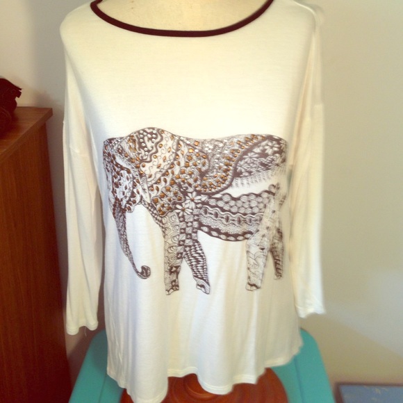 Elephant long sleeve top.
