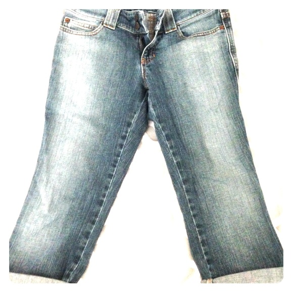 GAP low rise cropped denim
