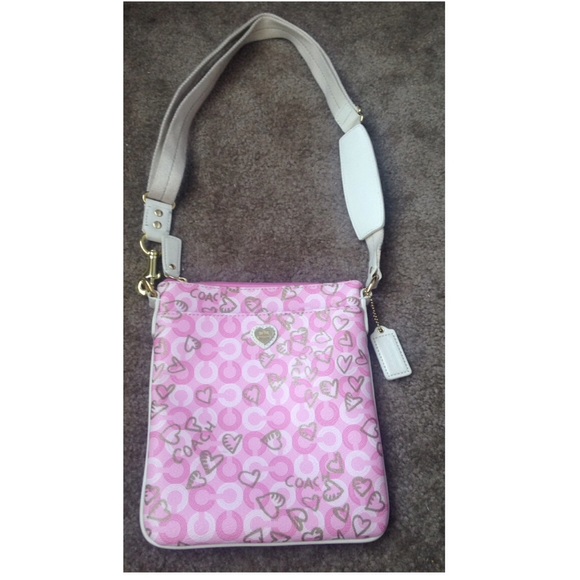 Pink coach purse