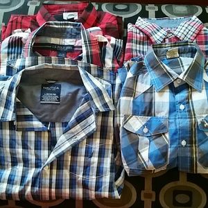 Bundle of 5 (boys) shirts size 14/16