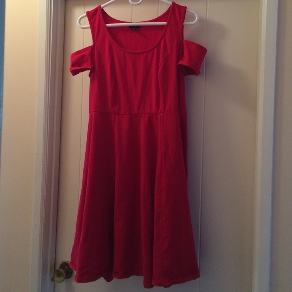 Cold Shoulder Skater Dress (worn ONCE!)