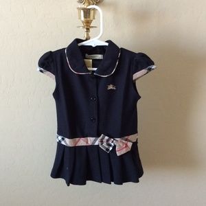 Burberry little girls polo dress