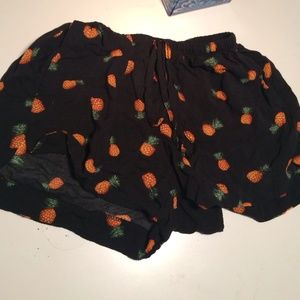 Brandy Melville Pineapple Eve Shorts