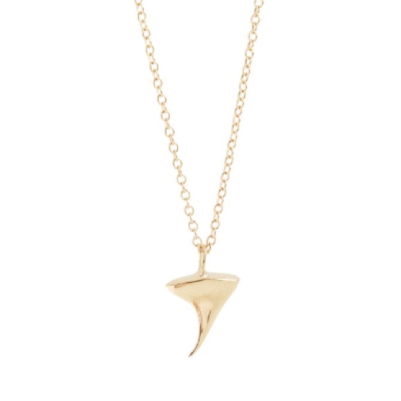 NEW! Catbird NYC 14k Gold Rose Thorn Necklace - Picture 3 of 4