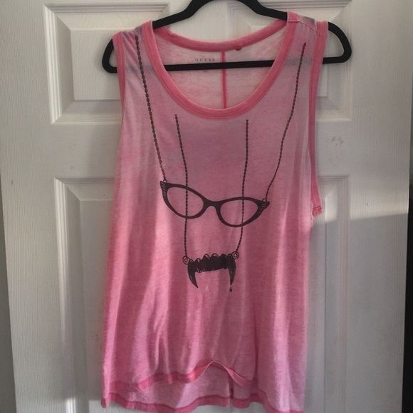 Guess sheer top size large - Picture 1 of 4