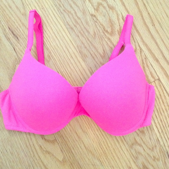 Hot pink PINK bra