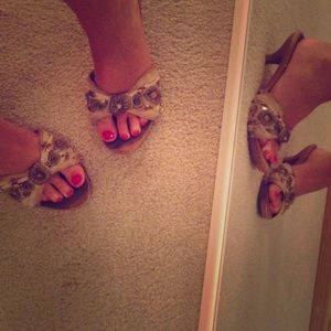 Heeled sandals