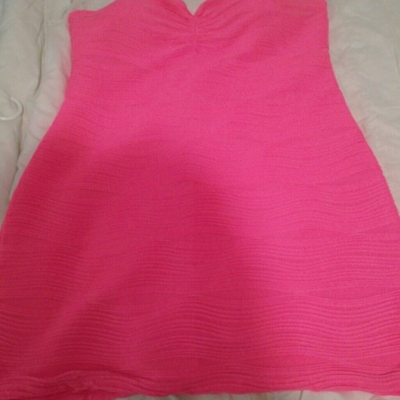 Neon Pink Bodycon Dress