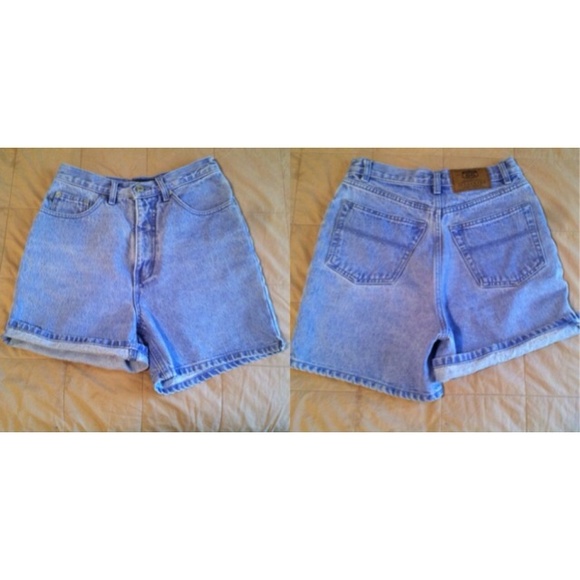 ROUTE 66 high waisted 90s inspired denim shorts