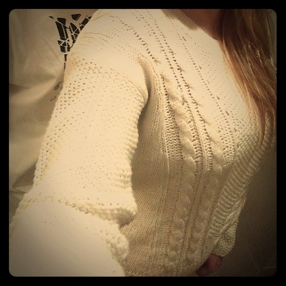Cream Knit Sweater