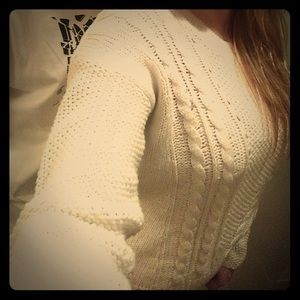 Cream Knit Sweater