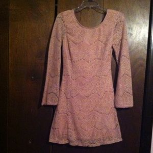 🎉🎉SALE🎉🎉Xhilaration Pink Crochet Dress