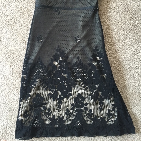 Black Lacey Dress - Picture 3 of 4