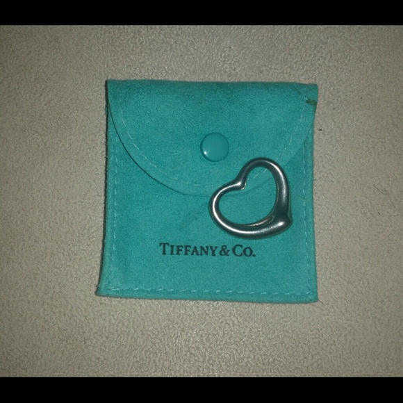 Tiffany & Co. Sterling Silver Open Heart Pendant
