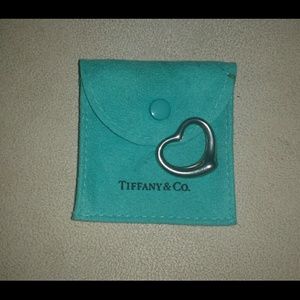Tiffany & Co. Sterling Silver Open Heart Pendant