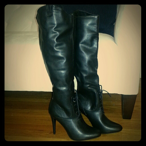 Black Leather Boots