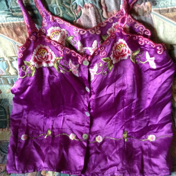 Embroidered cami - Picture 4 of 4