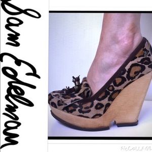 Sam Edelman Wesley Leopard Wedge