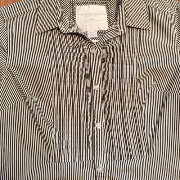 🚫bundled American Eagle Tuxedo Pleat Shirt - Picture 4 of 4