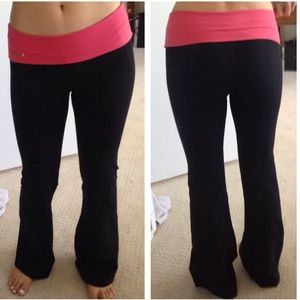 Bebe sport fold over yoga pants
