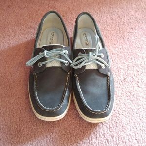 Navy Sperry Top Siders