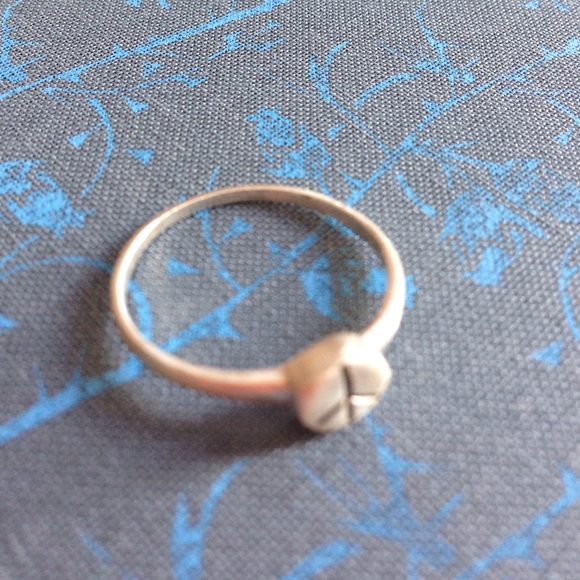 Designer Satya Peace Sign Ring 925  SZ 8.75 - Picture 2 of 4