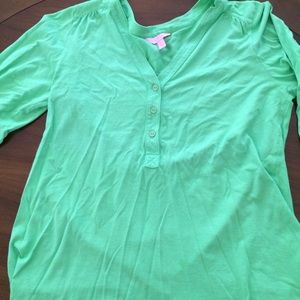Lilly Green Jersey Knit Tunic