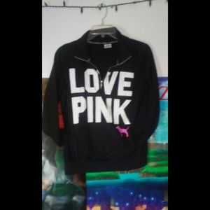 Victoria secret pink halfzip