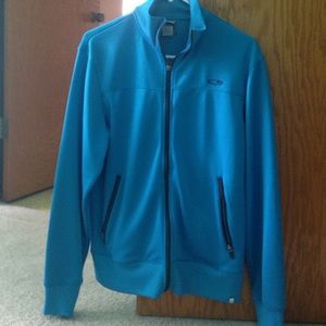 Champion brand blue and black zip up