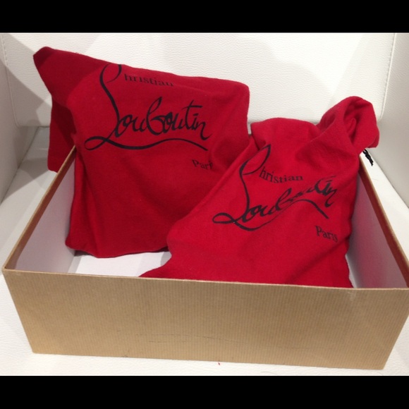 Christian Louboutin Pigalle Gold Stiletto Shoes - Picture 3 of 4