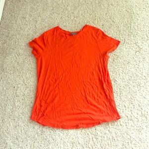 Bright orange Vince comfort tee