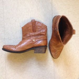Franco Sarto cowboy booties