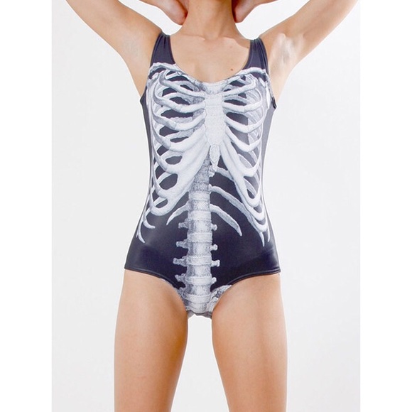 Black Milk Ribs Black Swimsuit