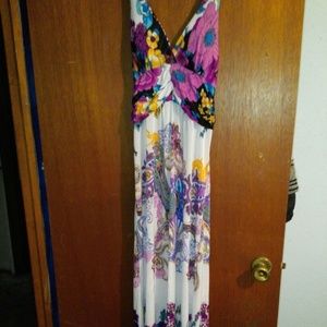 Halter style maxi dress.