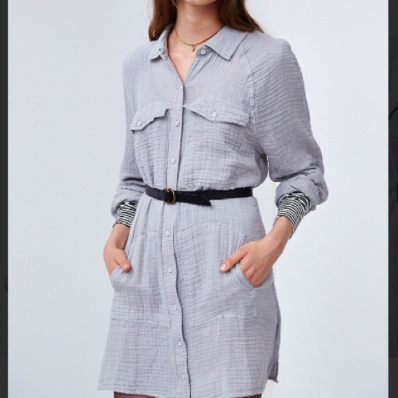 Men's style shirt dress
