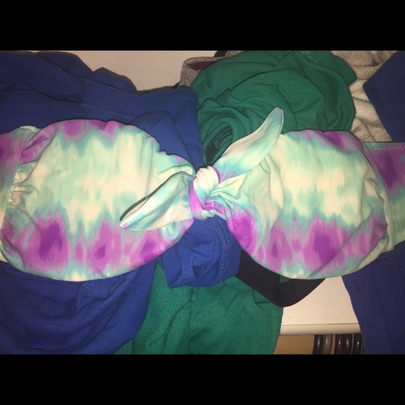 Victoria's Secret tie-dye swimsuit top