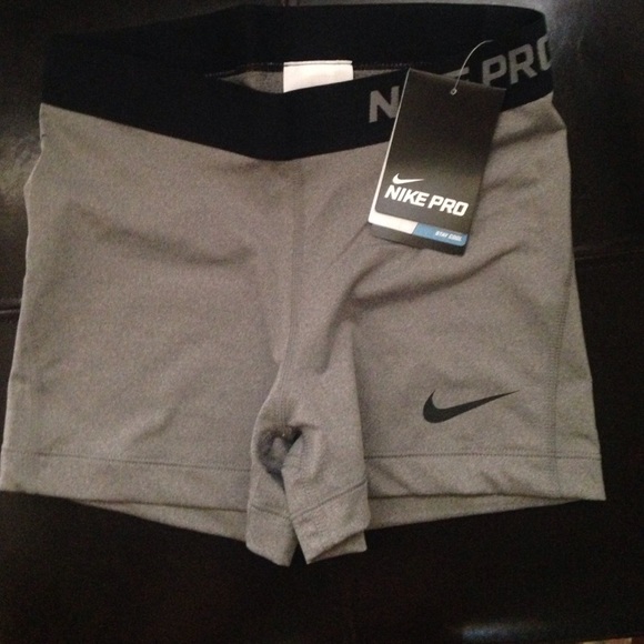 Nike pro grey shorts