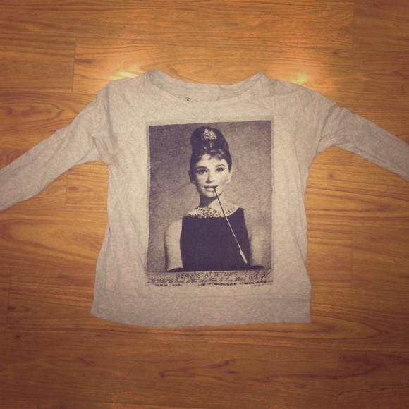 Audrey Hepburn long sleeve shirt
