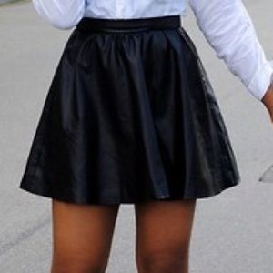 Hello kitty leather skirt