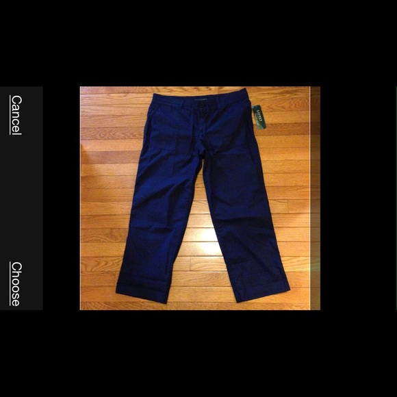 NEW POLO by RALPH Lauren WOMEN'S petite NWT CAPRI