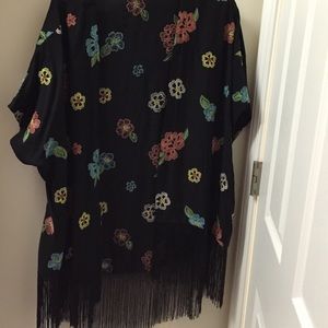 Torrid floral print kimono