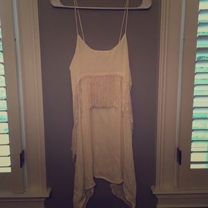 RVCA Ivory Fringe Dress