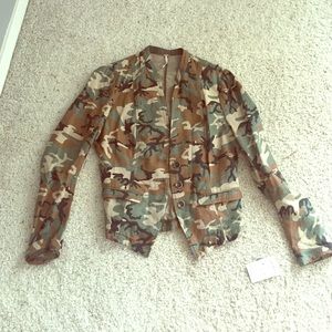 Army style free people brand new blazer