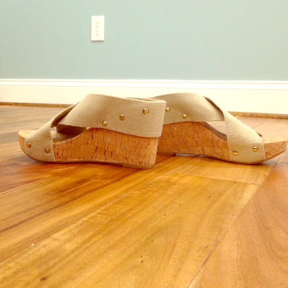 Lucky Brand cork wedges!
