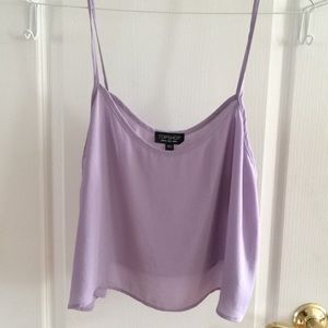 Lavender Topshop crop top!