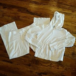 Juicy White Terry Track Suit